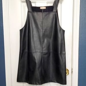 Leather dress